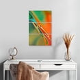 thumbnail image 2 of Elephant Stock Organic Abstract Orange And Olive Green Wall Art - Vertical Multi Panel Canvas - Living Room Wall Decor - Abstract Multi Panel - Orange And Green Decor By Cora Niele - 14" x 23", 2 of 4