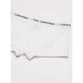 thumbnail image 4 of Calvin Klein Mens Cotton Stretch 3-Pack Low Rise Trunks Medium White, 4 of 4