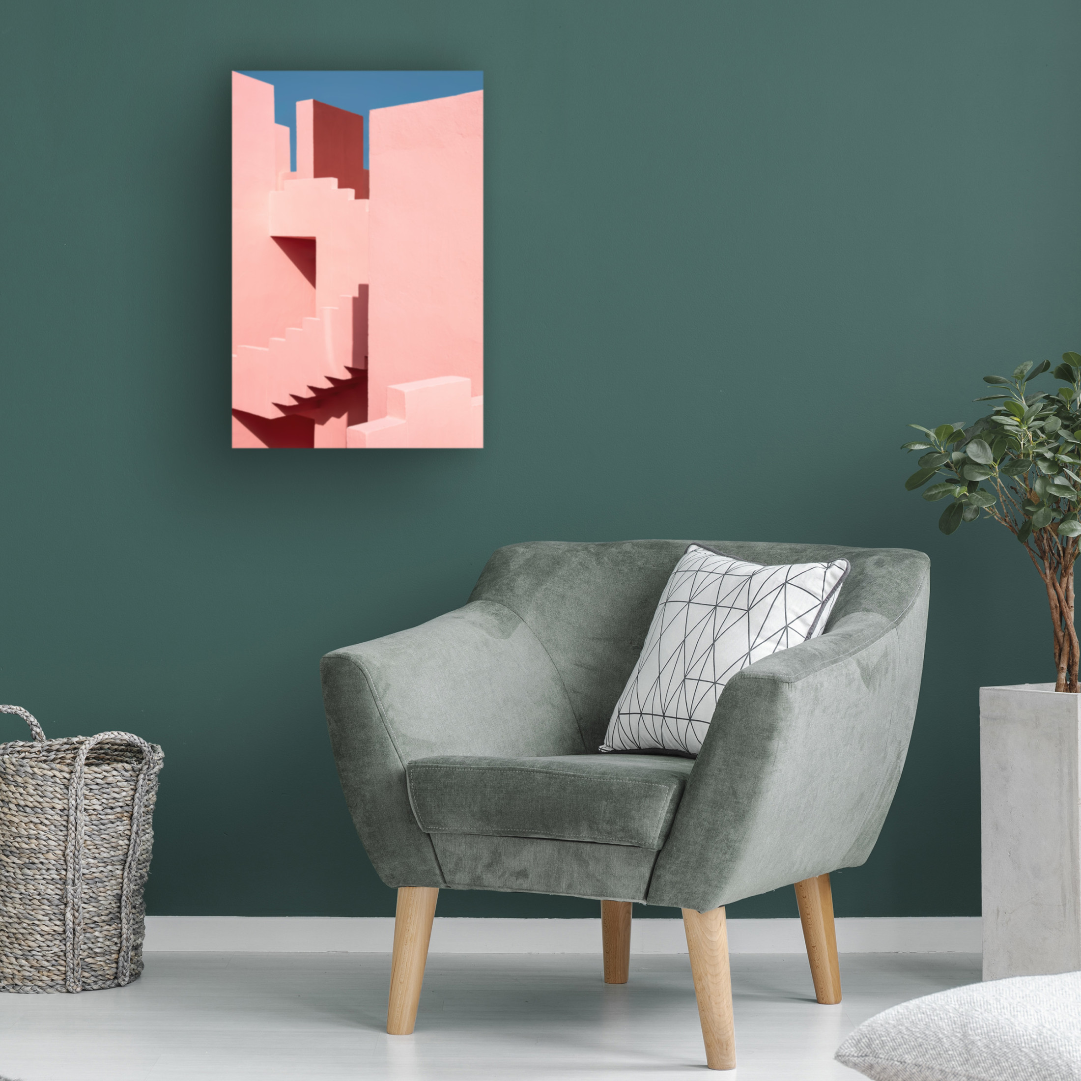 Trademark Fine Art Linda Wride Shapes And Shadows Canvas Wall Art