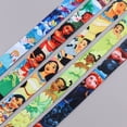 thumbnail image 4 of Anime Princess Credential Holder & Cartoon Lanyard - Key Neck Strap, Card Badge, Gym Keychain Accessories Gift, 4 of 7