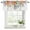 Orange, variant on 2 Pack Valances for Window, Pink Orange Flowers Short Curtains for Kitchen Bedroom Living Room, Spring Floral Farmhouse Botanical Rod Pocket Small Window Treatment Valance Drapes 42 x 18 Inch