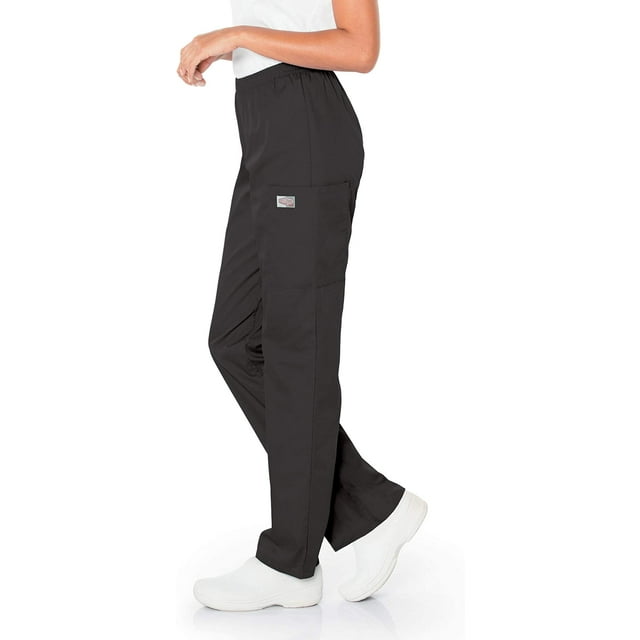 Landau Scrub Zone Pantalon de Sarrau pour Femmes à 3 Poches, Coupe Classique Décontractée, Jambe Droite