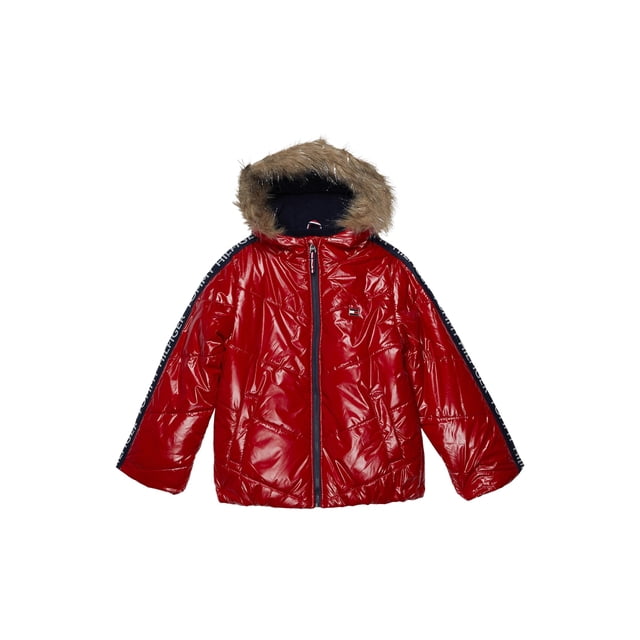 Chaqueta acolchada Tommy Hilfiger para niñas Scarlet Sage de 12 a 14 años