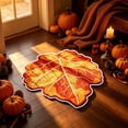 thumbnail image 6 of Fall Maple Leaf Shaped Doormat 23.6x15.7in - Non-Slip Entryway Rug for Kitchen Front Door Thanksgiving Harvest Decor, 6 of 6