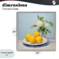 thumbnail image 4 of Stupell Industries Modern Vase of Flowers and Lemons Gray Framed Giclee Art, 24 x 24, by Creative Studio, 4 of 8