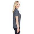 thumbnail image 3 of Ladies' CrownLux Performance Address MÃ©lange Polo - NAVY HEATHER - L, 3 of 3