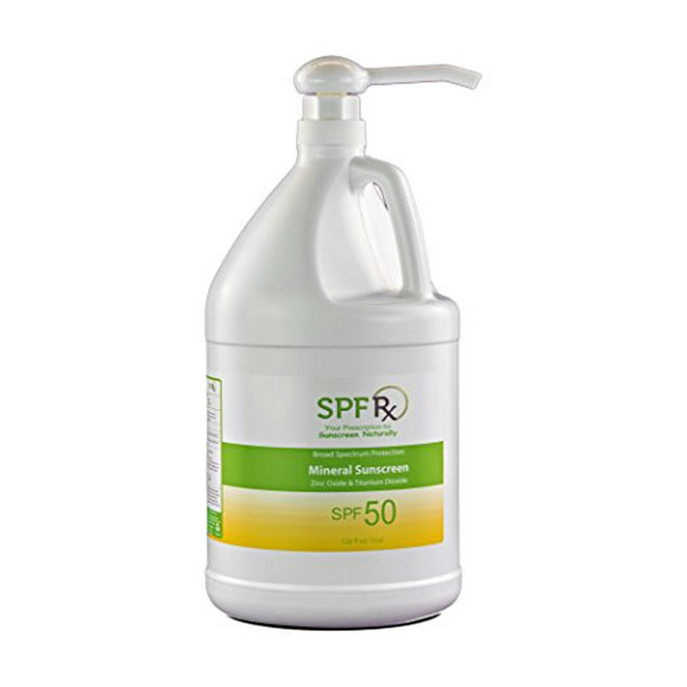 SPF Rx Rx Spf 50 Sunscreen Mineral Sunscreen Gal