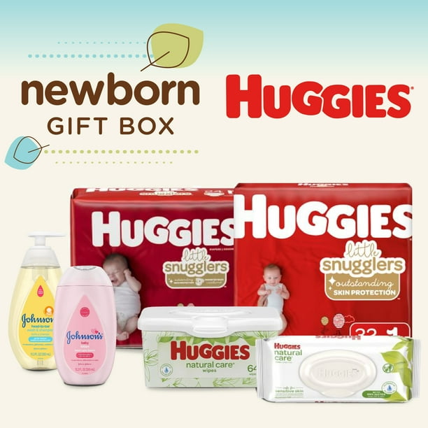Huggies Newborn Gift Box 56 Diapers + 96 Wipes Walmart