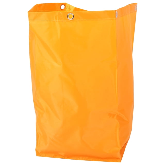 FUTUREORYY Canvas Cleaning Bag for Housekeepers Lightweight Reusable Yellow Janitorial Cart Storage