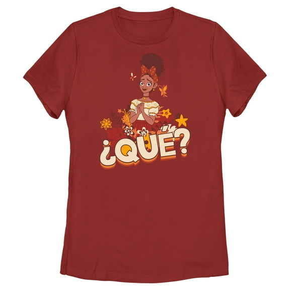 Women's Encanto Dolores Que? Graphic Tee Red X Large