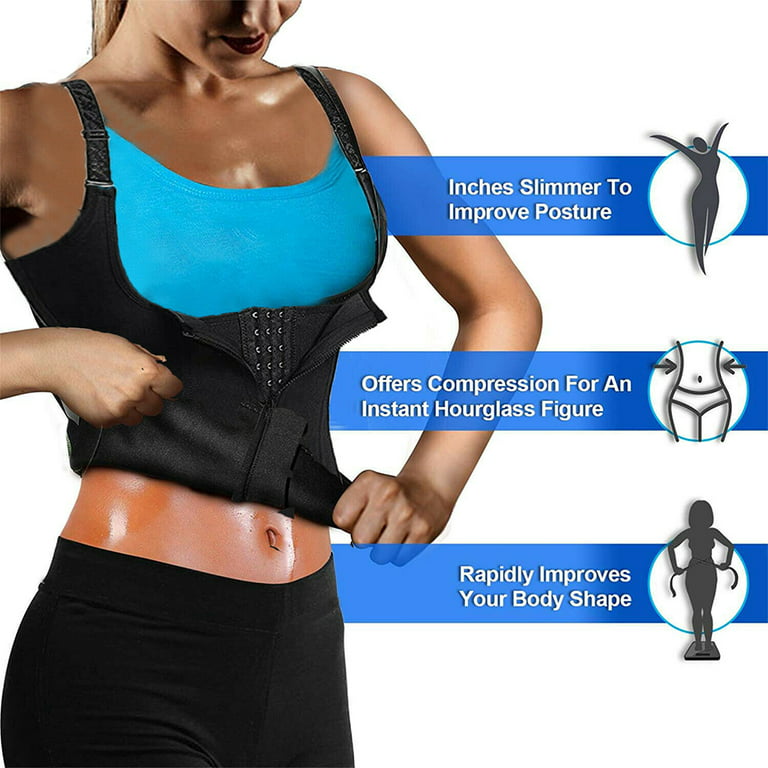 Womens Sweat Compression Slimming Body Shaper Sweat Tank Top Shapewear  Weight Loss Premium Workout Sauna Vest - China Sauna Fitness Men Waist and  Body Shaper price