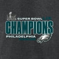 thumbnail image 4 of Men's Fanatics Heather Charcoal Philadelphia Eagles Super Bowl LIX Champions Under The Lights T-Shirt, 4 of 4