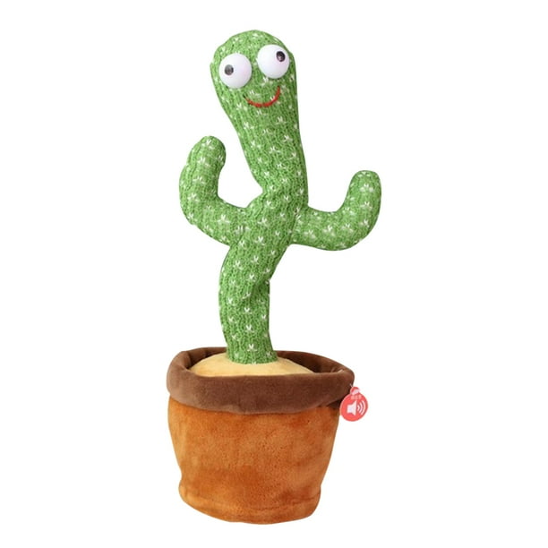 JShteea Baile Cactus Cantando Twisting Electric Shake Con El Juguete Peluche Songs (C)