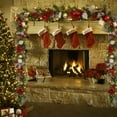 thumbnail image 4 of Acekid 6 Ft Prelit Artificial Christmas Wreath with 20 LED Lights, 4 of 9
