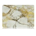 thumbnail image 3 of Funda UESWILL para MacBook 13" A1502/A1425 Mármol Blanco/Oro, 3 of 8