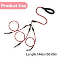 thumbnail image 3 of 3 Dog Leash No Tangle,2 Dog Leash No Tangle,Multi Dog Leash,Reflective Dog Leash Free Multi Pet Walking Ropewith Detachable, 3 of 9