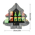 thumbnail image 7 of Stylish Metal Hanging Christmas Tree Wind Spinner - Festive Puzzle Piece Design for Yard & Garden Decor Perfect Holiday Accent, 7 of 7
