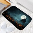 thumbnail image 6 of 1pc Halloween Scene Absorbent Non-Slip Bathroom Thickened Flannel Rug Decor,Soft,Quick Drying,Suitable For Indoor/outdoor Use,Bathrooms,Bedrooms,Kitchens,Terrace,Laundry Rooms,16"x24", 6 of 9