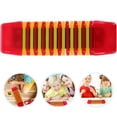 thumbnail image 3 of MLINS Plastic Kokiriko Clapper 2pcs Traditional Percussion Instrument for Festival Birthday Graduation Wedding Party Favors Red, 3 of 8