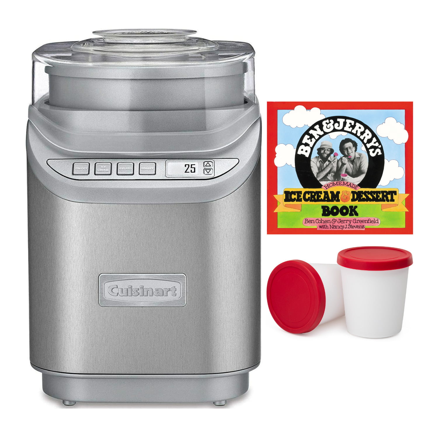 Cuisinart Ice Cream and Frozen Yogurt Maker, Features Extra Large 