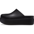 thumbnail image 1 of Zapatos Crocs Dylan, modelo Mule, plataforma, para mujer, color negro, talla 8 de ancho, 1 of 6
