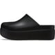 thumbnail image 1 of Zapatos Crocs Dylan, modelo Mule, plataforma, para mujer, color negro, talla 10 de ancho, 1 of 6