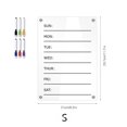 thumbnail image 1 of Magnetic transparent acrylic note board and erasable refrigerator magnet, 1 of 9