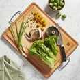 thumbnail image 3 of ZWILLING Cherry Wood Carving Board with Handles, 3 of 7
