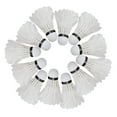 thumbnail image 2 of New 12 Pcs White Badminton Ball Shuttlecocks Sport Training Game, 2 of 8