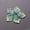 5# Peacock Green & Clear & Gold, variant on 10pcs 15x12mm Leaf Crystal Glass Loose Pendants Beads For Jewellery Crafts DIY-5# Peacock Green & Clear & Gold