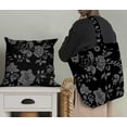 thumbnail image 5 of Soimoi Velvet Black Fabric By the Yard - 54 Inch Wide - Floral Pattern Fabric - Botanical and Elegant Designs for Various Uses Printed Fabric, 5 of 6
