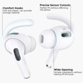 thumbnail image 4 of Ganchos deportivos para las orejas para Apple AirPods Pro 2, cubiertas de soporte para las orejas, almohadillas antideslizantes de silicona suave, accesorios para auriculares, 4 of 5