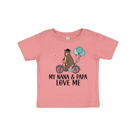 Inktastic My Nana Papa Love Me Grandchild Boys Baby T-Shirt