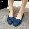 thumbnail image 5 of ZZwxWA Fashion Bowknot Flats for Women Cute Round Toe Slip On Ballet Flats Comfortable Work Shoes Dress Shoes, 5 of 6