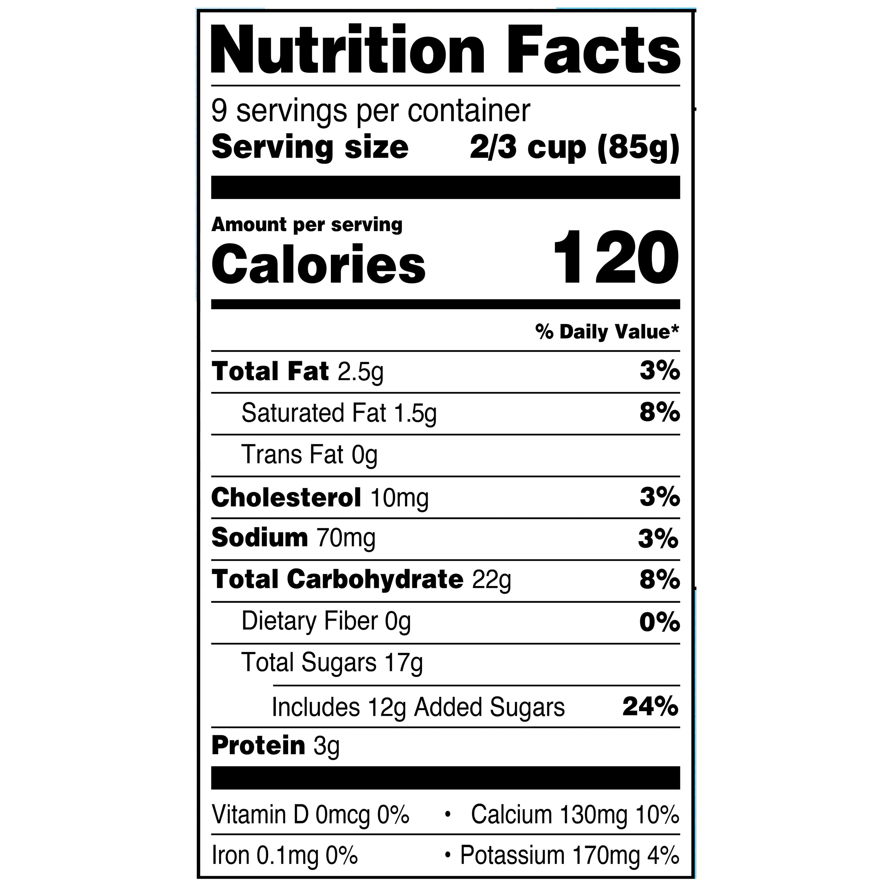 Great Value Vanilla Low Fat Frozen Yogurt, 48 fl oz