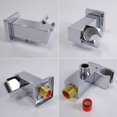 thumbnail image 1 of Soporte de cabezal de ducha de montaje en pared para baño, soporte ajustable de 360 ​​grados para cabezal de ducha de mano, soporte de varilla de ducha cromado,, 1 of 4