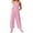 Pink, variant on Women's Patchwork Dual Pocket Jumpsuit Loose Floral Print Bohemian Wide Leg Bib Overall