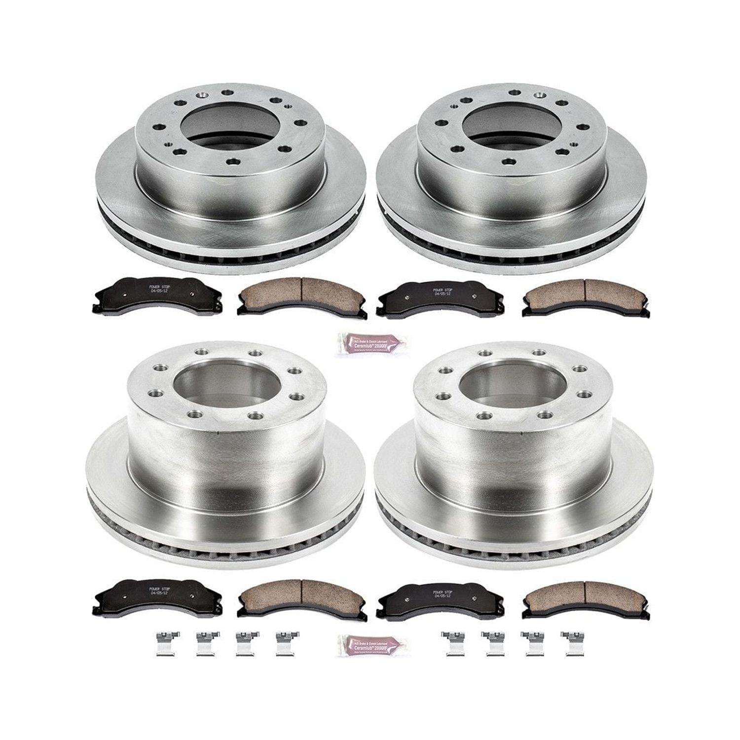 Autospecialty KOE5560 Stock Replacement Brake Kit - Front and Rear