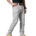 thumbnail image 5 of Pants for Men, Men's Casual Cargo Pants Straight Leg Stretch Pants Fashion Joggers Hiking Travel Trousers with Pockets Gray L, 5 of 8