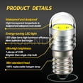 thumbnail image 5 of Ruiandsion E10 Base LED Upgrade Bulb 2W 6V 6000K White Replacement for Lamps Flashlights Torch Light Bulbs,2pcs, 5 of 8