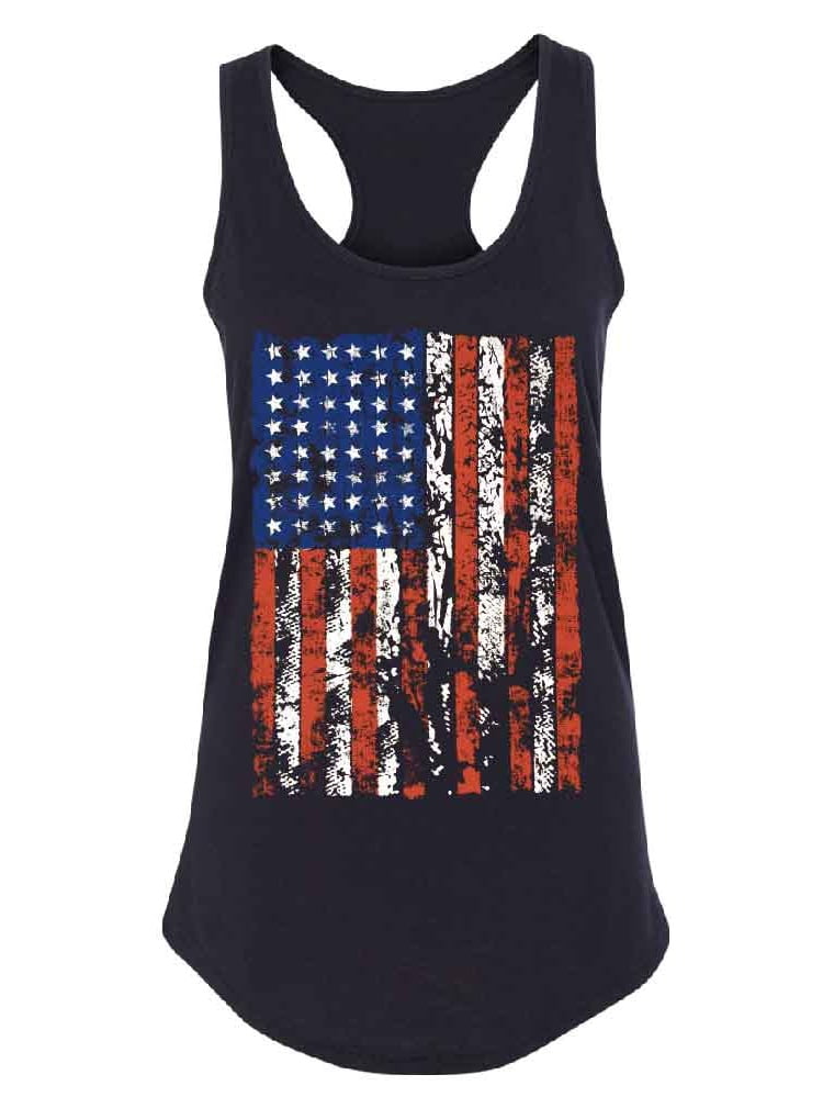 July 4th T-Shirt Blouse,SuperUS Womens Short Sleeve Summer Beach Vest Patriotic Stripes Star American Flag Print Tank Top