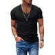 thumbnail image 1 of Playera Casual Delgada Delgada Con Cuello En V De Color, 1 of 8