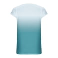thumbnail image 5 of Besolor Womens Fashion Summer Tops 2025 V Neck Short Sleeve Tshirts Gradient Printed Tee Shirts 2025 Trendy Clothes, 5 of 5