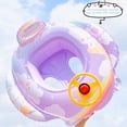 thumbnail image 4 of Baby Pool Float 3styles Shaped Baby Swimming Pool Float Cartoon Swimming Ring Inflatable Seat with Steering Wheel Helps 3+ Years Old Learn To Kick And Swim Bath, 4 of 7