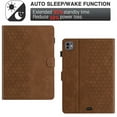 thumbnail image 2 of Dteck Case for 2024 iPad Pro 11 Inch, Premium PU Leather Card Slots Adjustable Stand Cover with Auto Sleep/Wake Feature Protective Case for iPad Pro 11 Inch 5th Generation (M4) 2024, Brown, 2 of 6