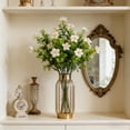 thumbnail image 4 of Artificial Eucalyptus Milanese Faux Bouquet,Faux Orchid Lifelike Floral Arrangement for Home Office Indoor Display, 4 of 5