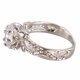 thumbnail image 4 of Anillo de compromiso de boda, exquisito anillo hueco en racimo, elegante anillo en racimo, rendimiento confiable, 4 of 9