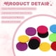 thumbnail image 3 of Uxcell 100Pcs Almohadillas de Recarga de Difusor Sin Fragancia, 22mm / 0.87" Almohadilla de Reemplazo para Difusor de Aceite Esencial para Ambientador de Hogar Clips de Aire Fresco, Amarillo, 3 of 6