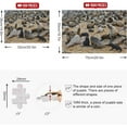 thumbnail image 3 of Seal Flock Jigsaw Puzzle 500 Pieces Wooden Jigsaw Puzzles for Adults, Fun Challenging Brain Exercise Family Game Creative Gift for Friends Parents Grandparents, 3 of 7