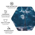 thumbnail image 4 of Disketp Eiffel Tower At Night Funny Coasters,6 Pcs Leather Coasters With Holder, Perfect Housewarming Hostess Gifts,Protect Furniture From Water Marks Scratch And Damage, 4 of 9